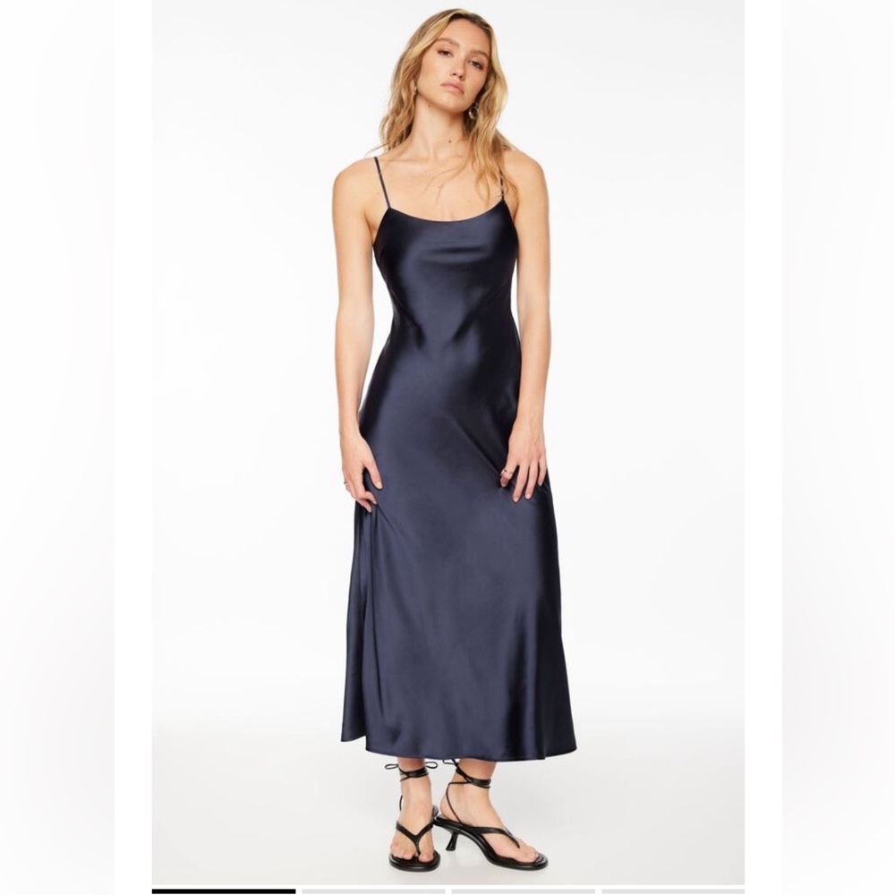 Dynamite open back satin dress - Size XL - Picture 1 of 2